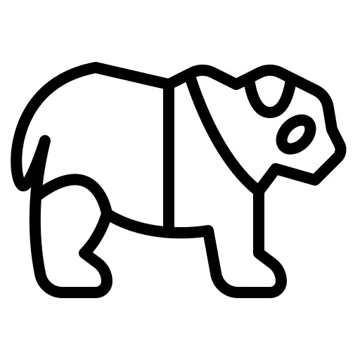 Panda zoo animal kingdom animals icon Panda zoo animal kingdom animals icon