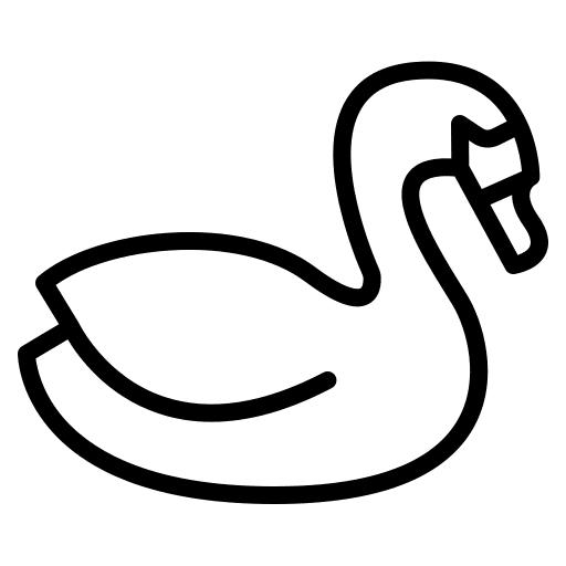Swan animals zoo wild life icon Swan animals zoo wild life icon