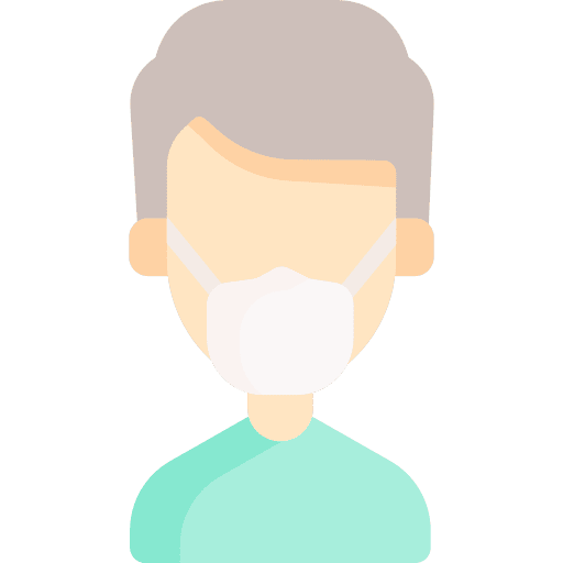 Medical mask man sterilization medical mask icon Medical mask man sterilization medical mask icon