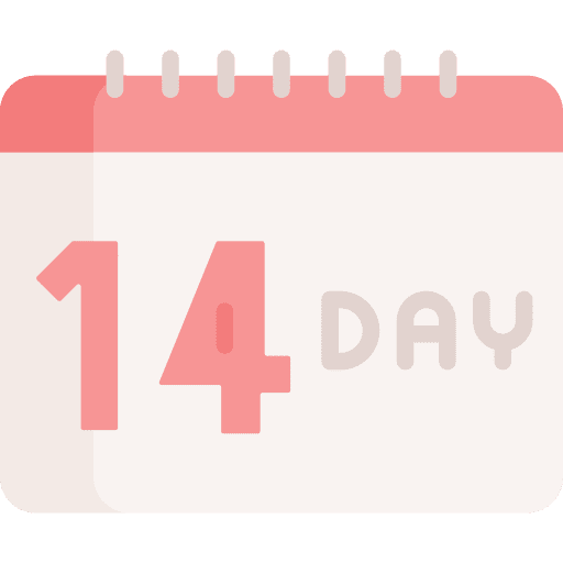 Quarantine virus time schedule icon Quarantine virus time schedule icon