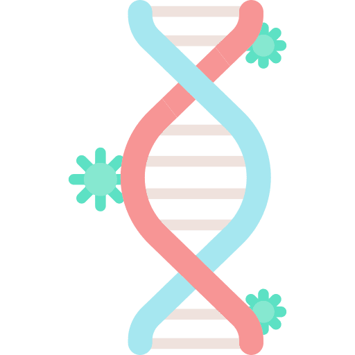 Dna science deoxyribonucleic acid dna icon Dna science deoxyribonucleic acid dna icon