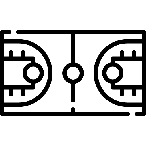Court sports and competition sports team icon Court sports and competition sports team icon