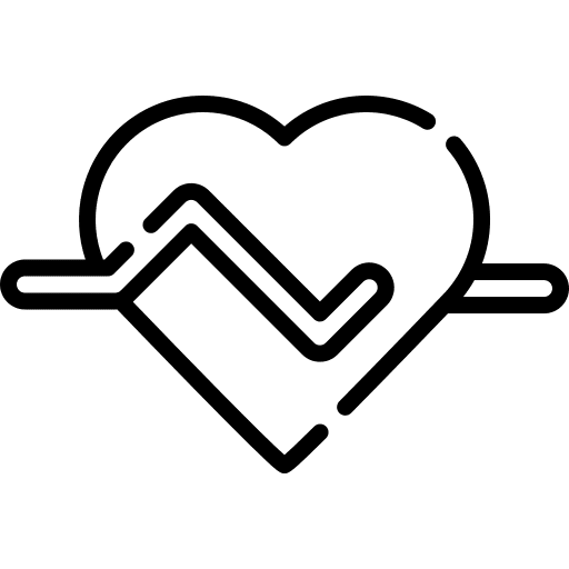 Heart rate love pulse cardiogram icon Heart rate love pulse cardiogram icon