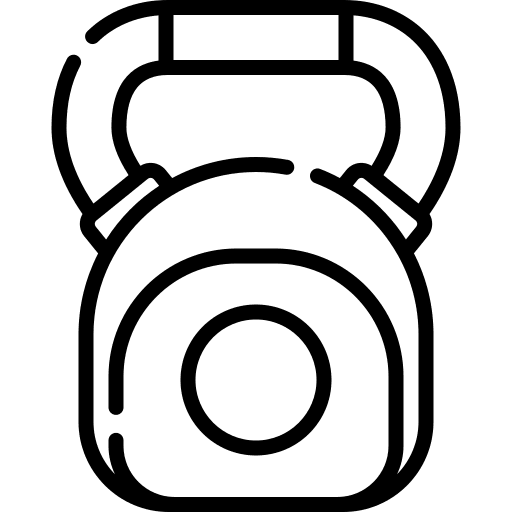 Kettlebell weightlifting weight gymnastic icon Kettlebell weightlifting weight gymnastic icon