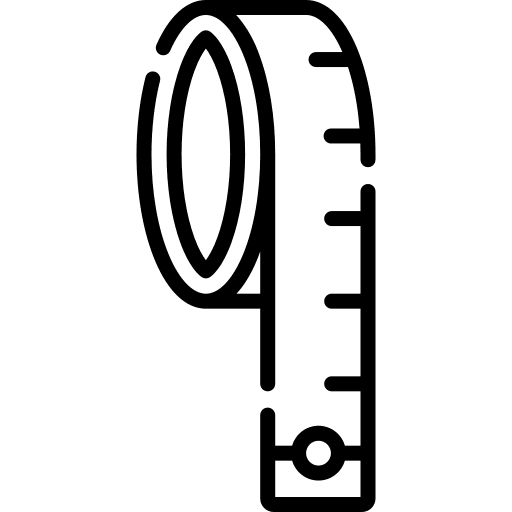 Measurement measuring tape healthy fitness icon Measurement measuring tape healthy fitness icon