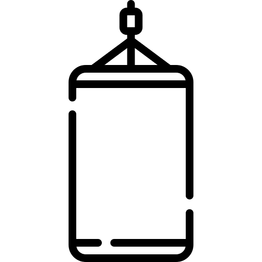 Punching bag boxing fight box icon Punching bag boxing fight box icon