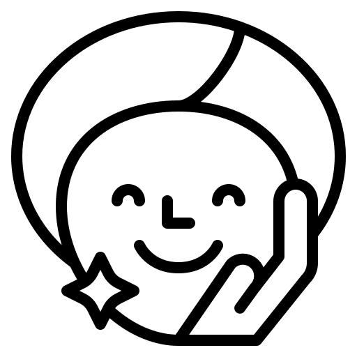 Beauty treatment cosmetology skin care wellness icon Beauty treatment cosmetology skin care wellness icon