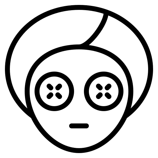 Eye treatment massage facial treatment beauty icon Eye treatment massage facial treatment beauty icon