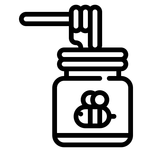 Honey cosmetic facial honey icon Honey cosmetic facial honey icon