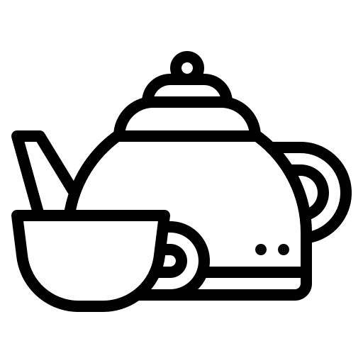 Tea pot spa drinking tea time icon Tea pot spa drinking tea time icon