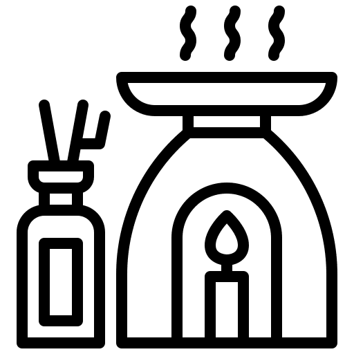 Aroma spa relax stick icon Aroma spa relax stick icon