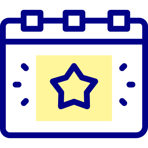 Calendar calendar birthday time and date icon