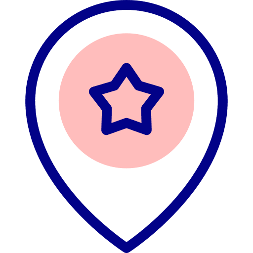 Location event map star icon