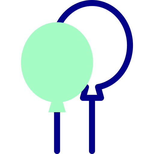 Balloons birthday celebration birthday and party icon Balloons birthday celebration birthday and party icon