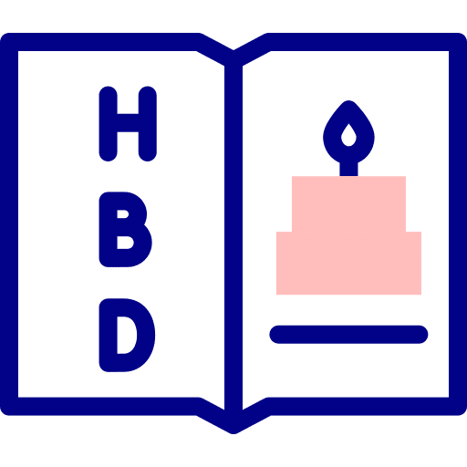 Birthday card files and folders communications birthday card icon Birthday card files and folders communications birthday card icon
