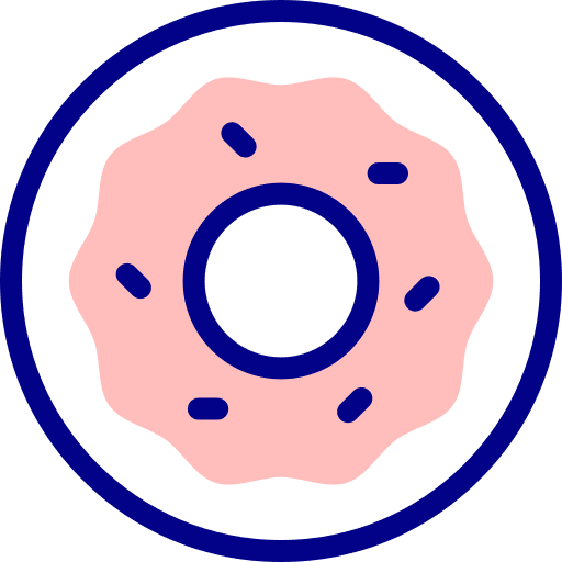 Donut dessert donut food and restaurant icon Donut dessert donut food and restaurant icon