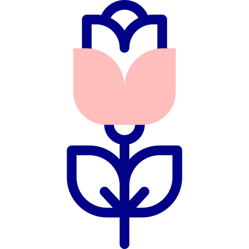 Rose botanical rose petals icon Rose botanical rose petals icon