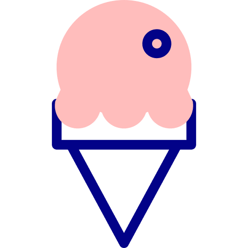 Ice cream spring food fast food icon Ice cream spring food fast food icon