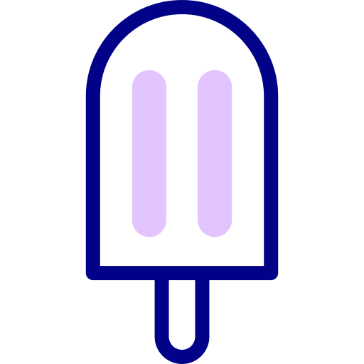 Popsicle summer food and restaurant dessert icon Popsicle summer food and restaurant dessert icon