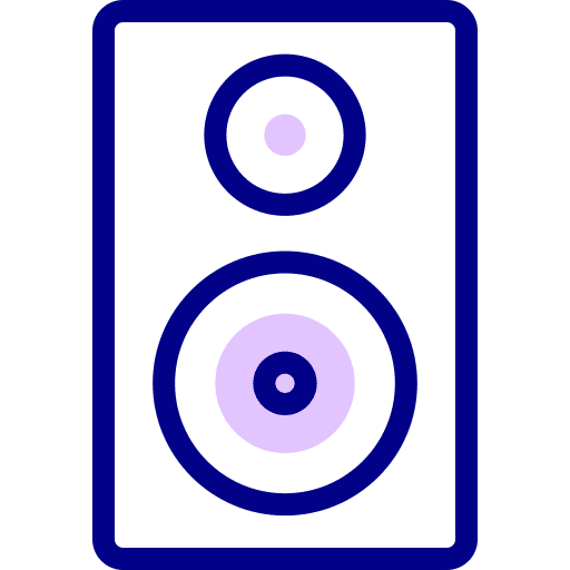 Speaker music and multimedia speaker subwoofer icon Speaker music and multimedia speaker subwoofer icon