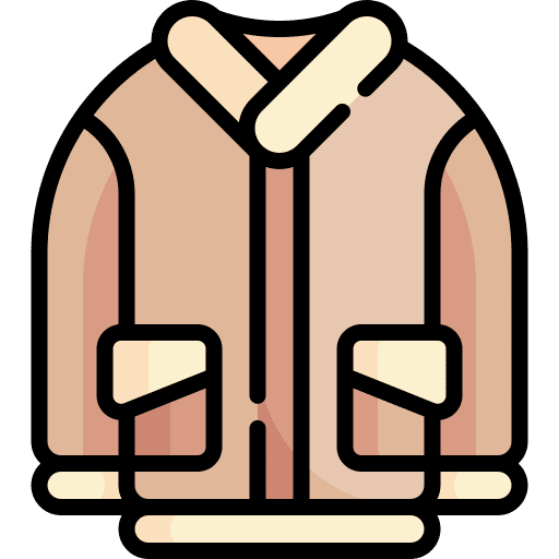 Coat fashion protection coat icon