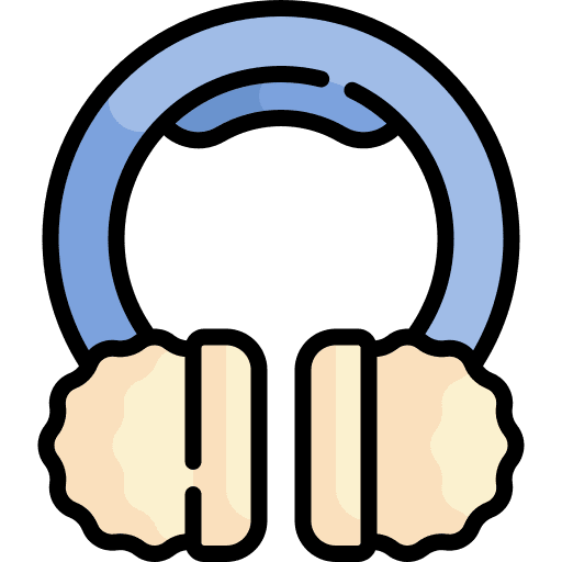 Earmuff winter clothes accessory warm icon