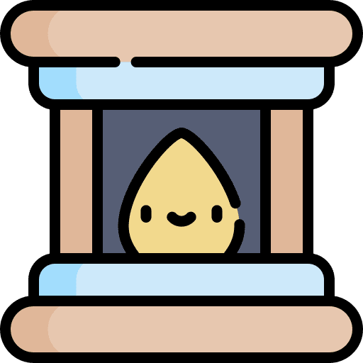 Fireplace fireplace warm chimney icon