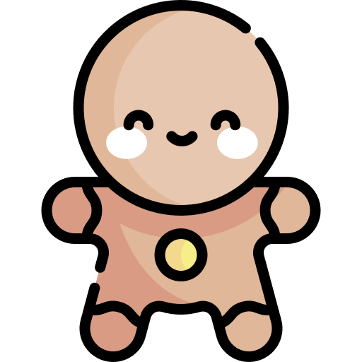Gingerbread man gingerbread man cookie xmas icon