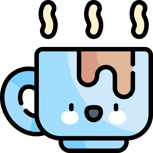 Hot chocolate food and restaurant beverage mug icon