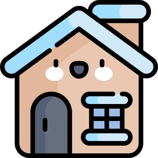 House architecture and city property real estate icon