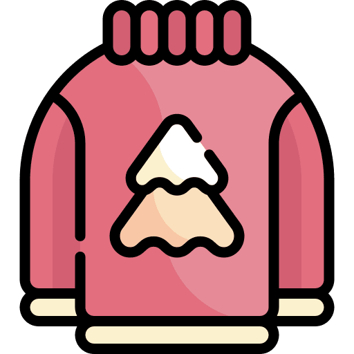 Sweater garment winter clothes christmas icon