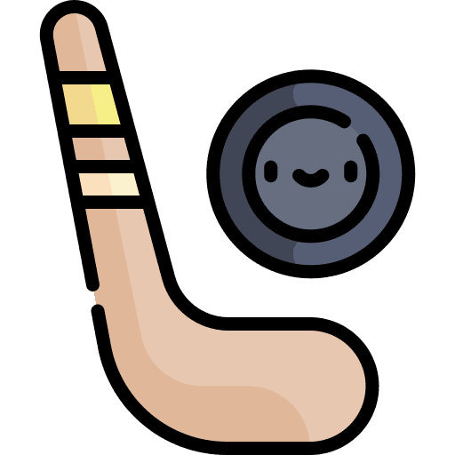 Ice hockey sports and competition hockey stick ice sports icon