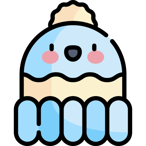 Knit hat knit hat fashion winter clothes icon