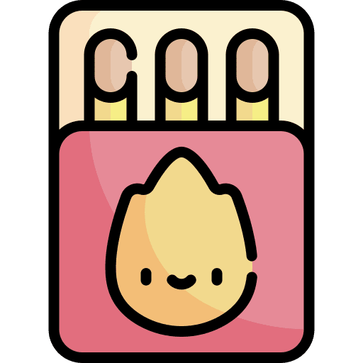 Matches fire package miscellaneous icon