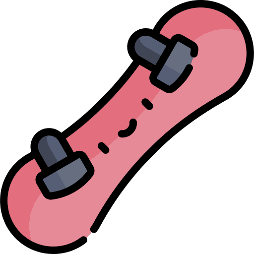 Snowboard skiing mountain sports winter sports icon