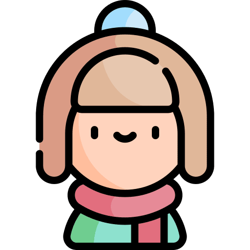 Boy beanie avatar wool hat icon