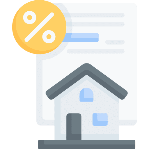 Loan real estate property mortgage icon