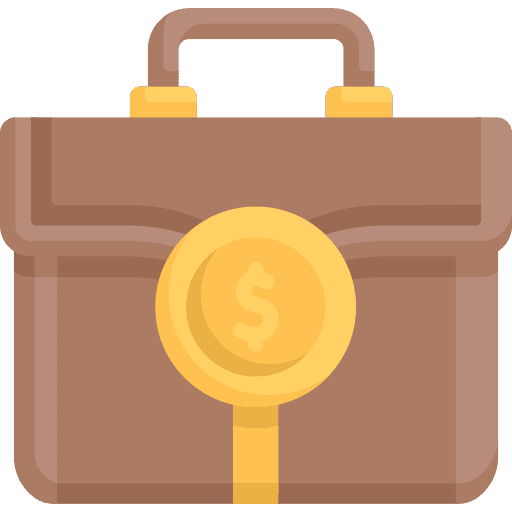 Suitcase portfolio briefcase business icon Suitcase portfolio briefcase business icon