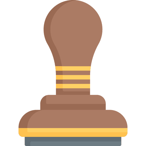 Stamp stationery business certificate icon Stamp stationery business certificate icon