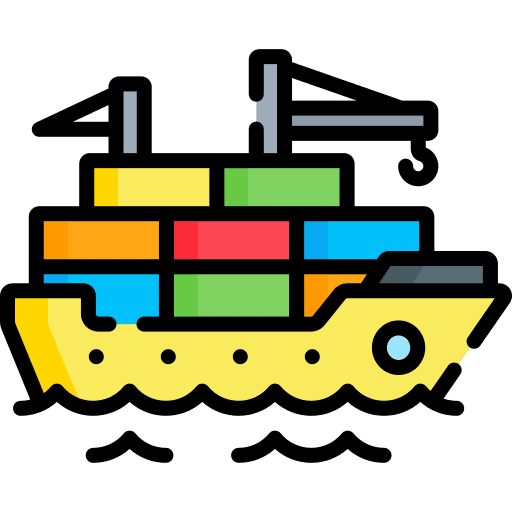 Shipment shipping and delivery import shipment icon Shipment shipping and delivery import shipment icon
