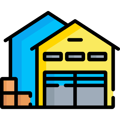 Warehouse packages warehouse stock icon Warehouse packages warehouse stock icon