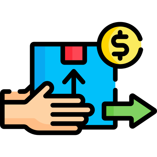 Delivery box hands and gestures give shipping and delivery icon Delivery box hands and gestures give shipping and delivery icon