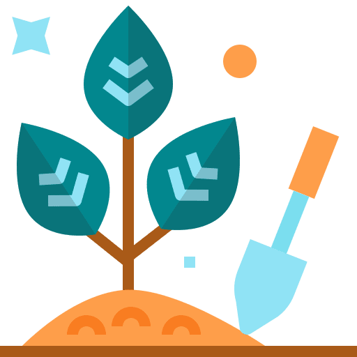 Planting planting farming and gardening tool icon Planting planting farming and gardening tool icon