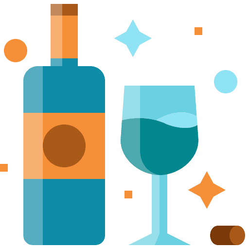 Wine food and restaurant luxury drink icon Wine food and restaurant luxury drink icon