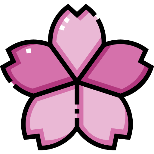 Cherry blossom nature craft cherry blossom icon