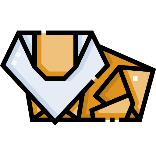 Lion art and design origami fold icon