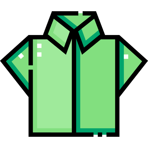 Shirt origami fold art and design icon