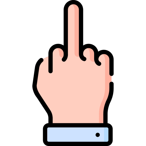 Middle finger middle finger hand hands and gestures icon Middle finger middle finger hand hands and gestures icon