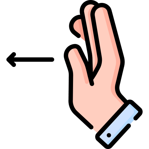 Push push hands and gestures sign icon Push push hands and gestures sign icon