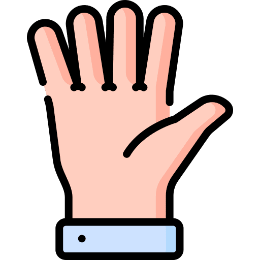 Bye bye hands and gestures gesture icon Bye bye hands and gestures gesture icon